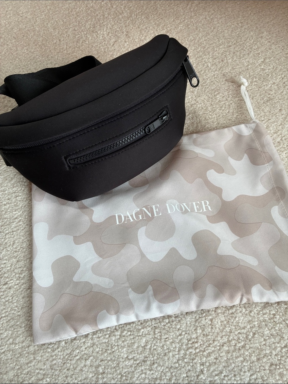 Dagne Dover Ace Neoprene Fanny Pack - Black